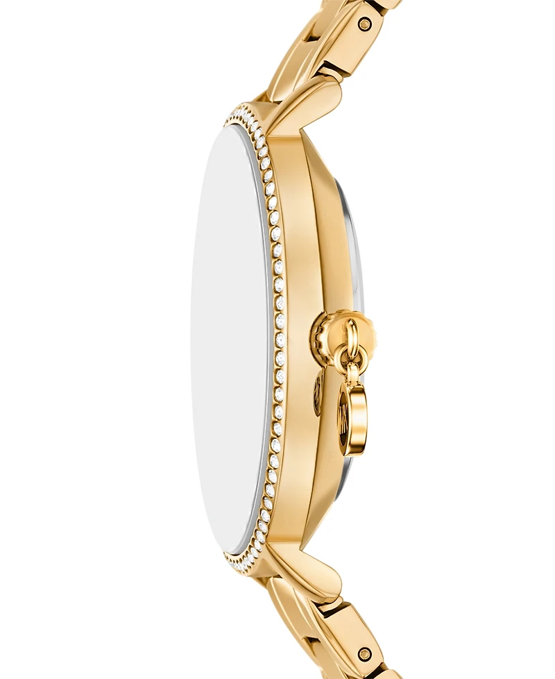 Michael Kors Women's Pyper Quartz Two-Hand Gold Stainless Steel Watch 32mm