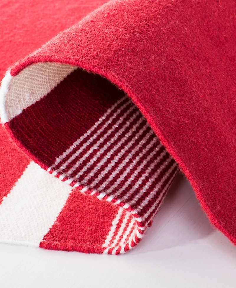 Lauren Ralph Lauren Hanover Stripe LRL2461D Red 8' X 10' Outdoor Area Rug