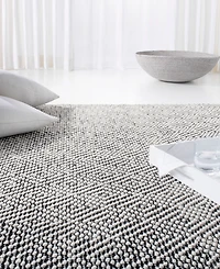 Lauren Ralph Lauren Eleanora LRL6503B Black and Cream 5' X 8' Area Rug