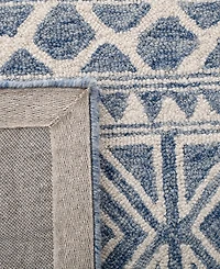 Lauren Ralph Lauren Theresa LRL6650A Ivory and Blue 8' X 10' Area Rug