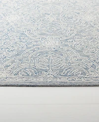 Lauren Ralph Lauren Etienne LRL6603M Blue and Ivory 8' X 10' Area Rug