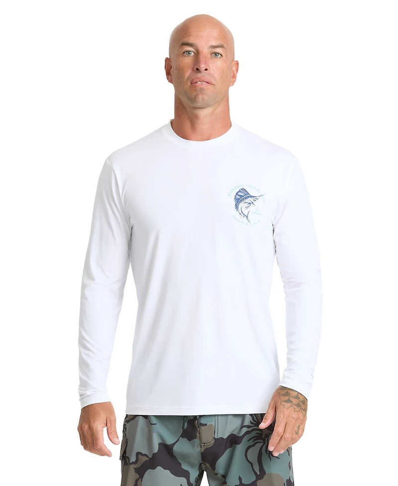 Quiksilver Waterman Men's Long-Sleeve Cool Breeze T-Shirt