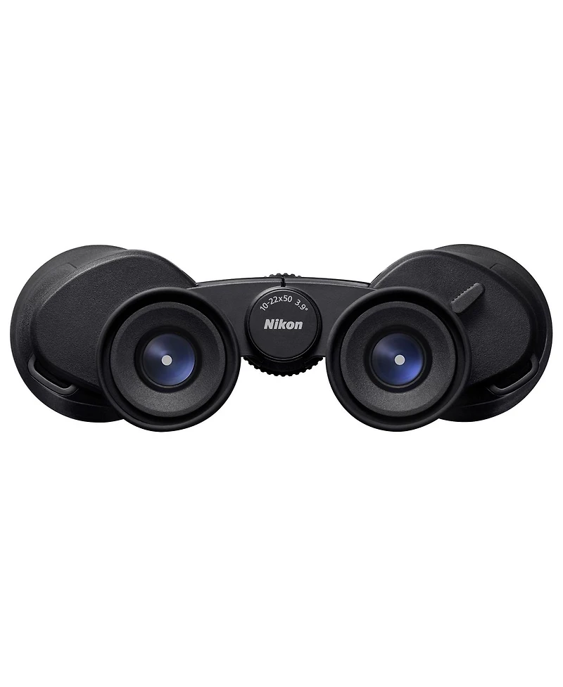 Nikon Action Zoom 10-22x50 Porro Prism Binoculars with 3.9 Degree Angle of View