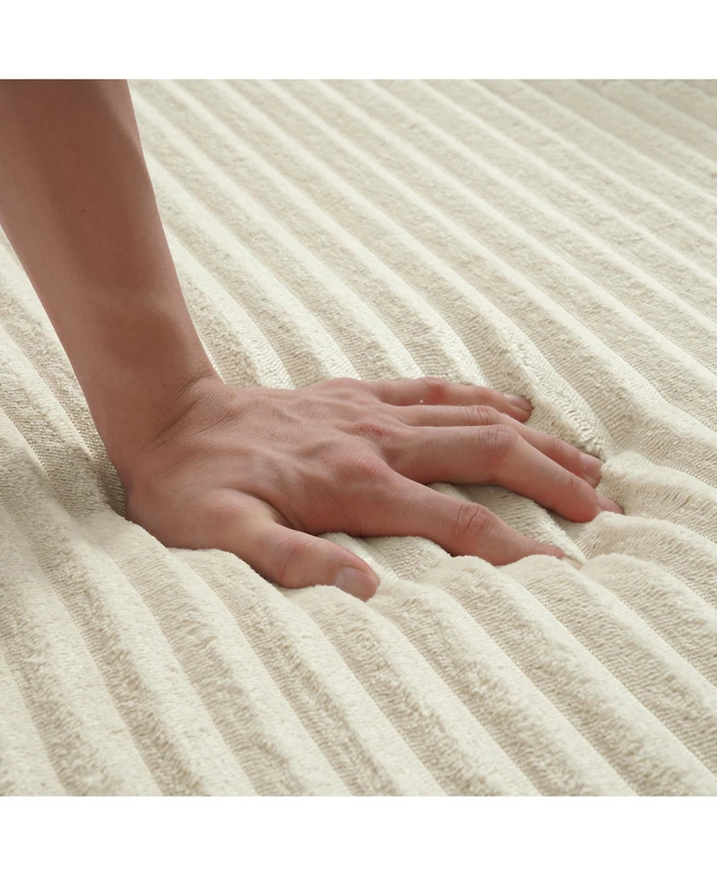 Famapy Modular Sectional Sofa with Pillows, L-Shape Corduroy Cloud Couch