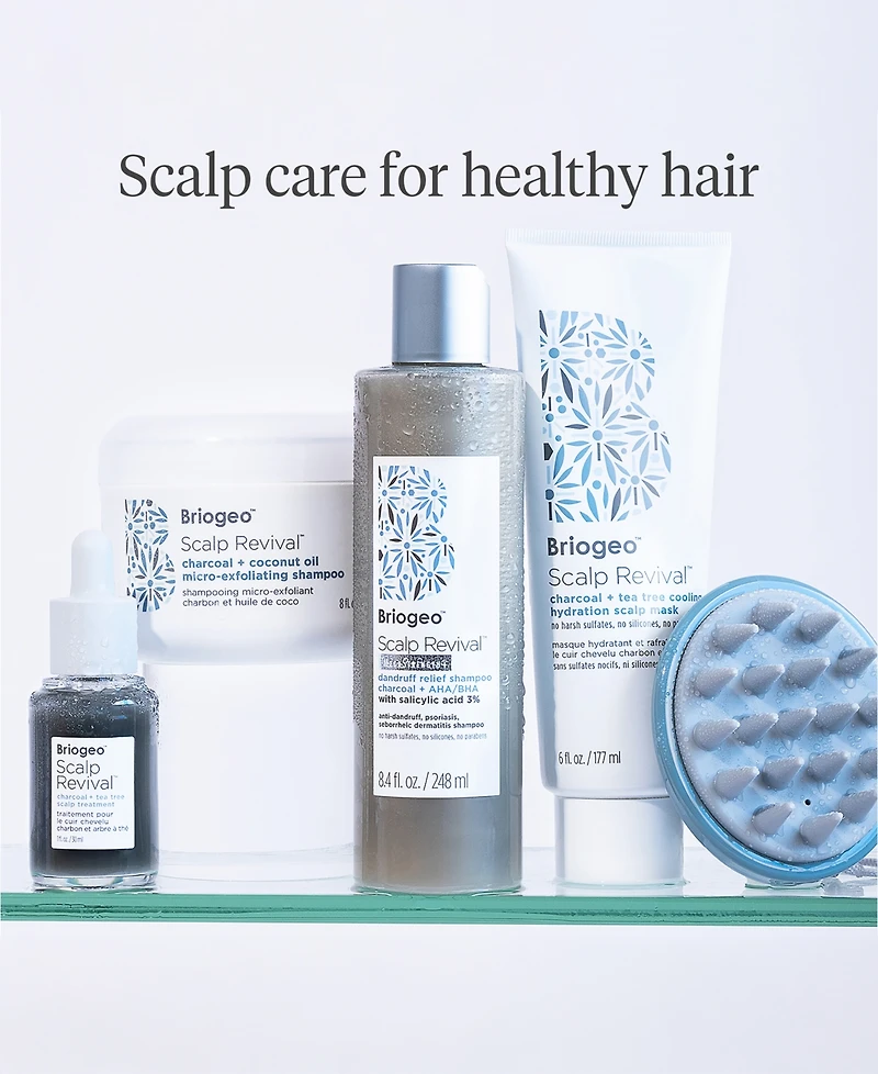 Briogeo Scalp Revival Charcoal + Tea Tree Cooling Hydration Scalp Mask, 6 oz.
