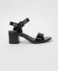 Berness Women's Elisha Classic Strap Block Heel Dress Sandals