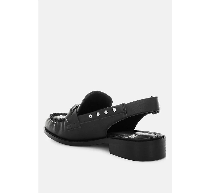 Rag & Co Womens Remykin Braided Penny Strap Loafers