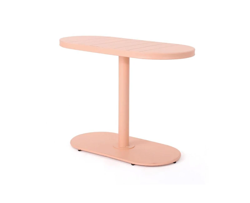 Sumyeg 3-Piece Retro Modern Outdoor Bistro Set with Oval Table