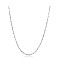 The Lovery Twisted Rope Chain Necklace Sterling Silver