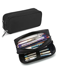 Gnuadz Pencil Case Pouch Aesthetic Box Office Stationery Organizer Simple Sturdy Multifunctional Bag