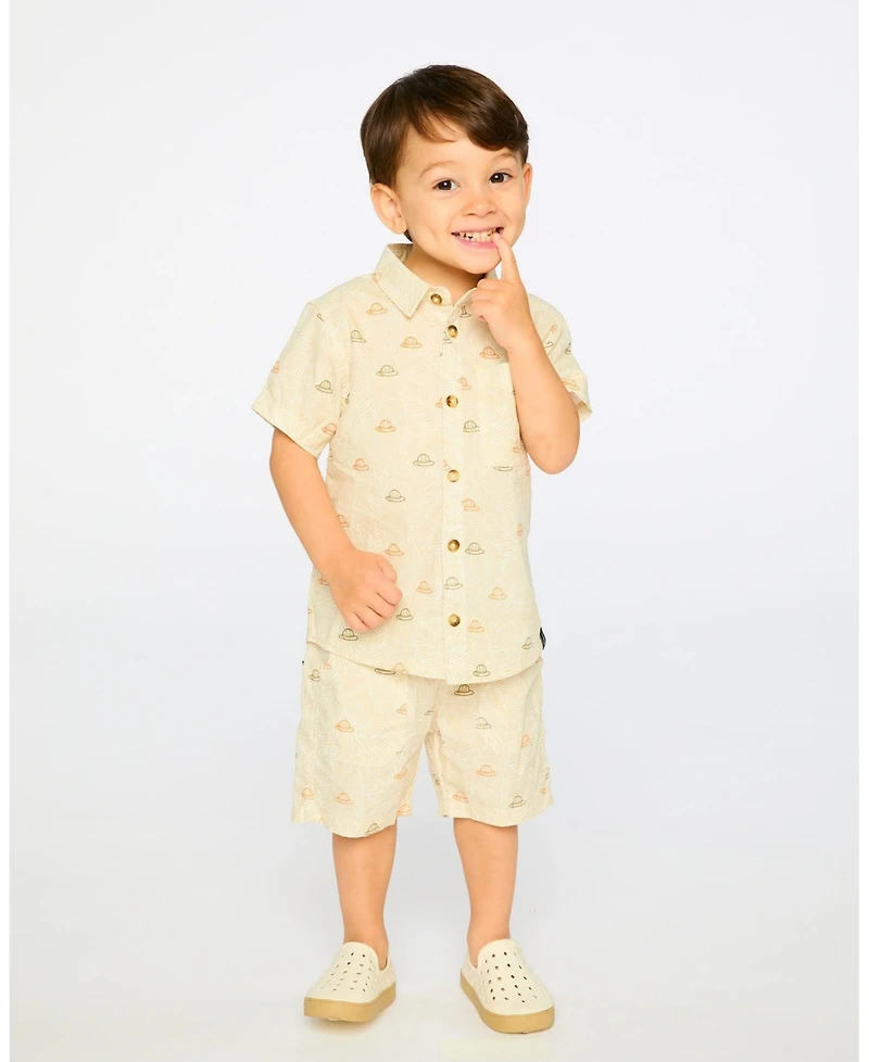 Deux par Deux Little Boys Poplin Shirt