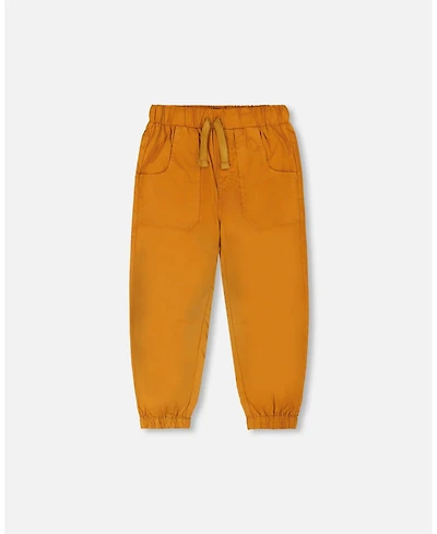 Deux par Deux Little Boys Parachute Jogger with Patch Pockets