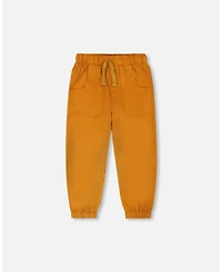 Deux par Deux Little Boys Parachute Jogger with Patch Pockets