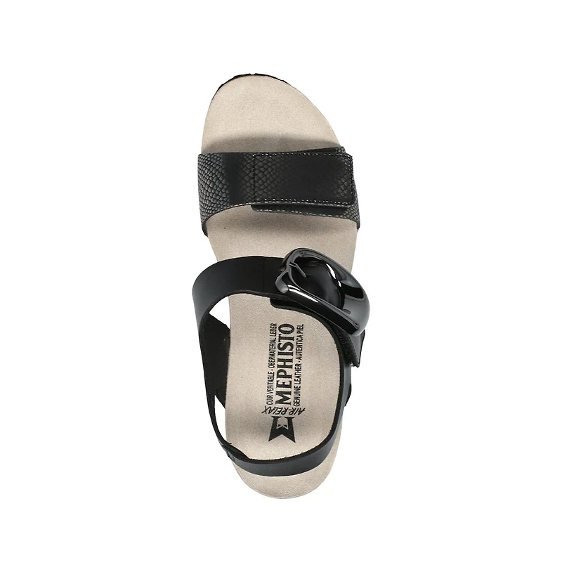 Mephisto Women's Leandre Wedge Sandal Havana