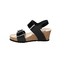 Mephisto Women's Lissandra Platform Wedge Sandal Patent