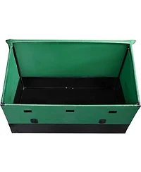 Sugift 150 Gallon Waterproof Pe Tarpaulin Outdoor Storage Box for Garden and Poolside