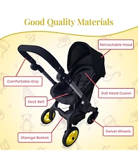 The New York Doll Collection Baby Doll Car Seat and Stroller Combo.
