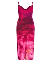 City Chic Plus Sadie Print Slip Dress