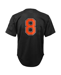 Mitchell & Ness Toddler  Cal Ripken Jr. Black Baltimore Orioles Throwback Mesh Batting Practice Jersey