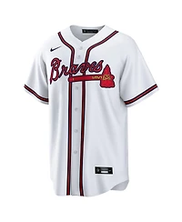 Nike Men's Chipper Jones White Atlanta Braves Home Retired Player Replica Jersey