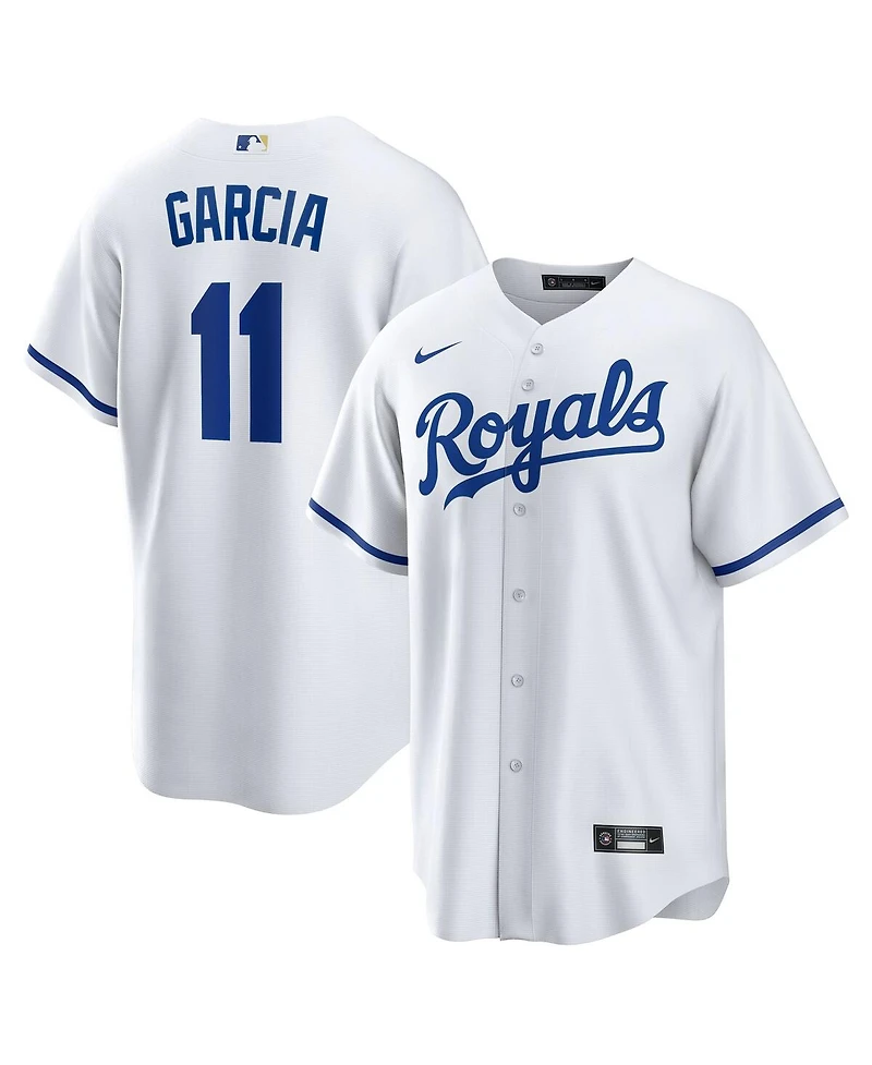 Nike Men's Maikel Garcia White Kansas City Royals Home Replica Jersey
