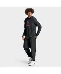 Nike Men's Black New York Mets Authentic Collection Dri-fit Long Sleeve Hoodie