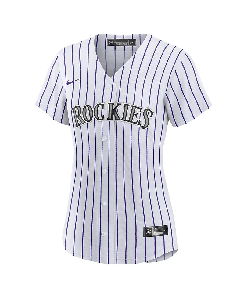 Nike Women's Ezequiel Tovar White Colorado Rockies Home Replica Jersey