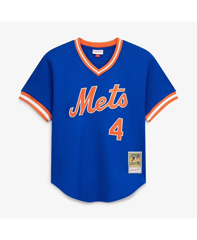 Mitchell & Ness Men's Lenny Dykstra Royal New York Mets Authentic Batting Practice Jersey