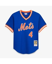 Mitchell & Ness Men's Lenny Dykstra Royal New York Mets Authentic Batting Practice Jersey