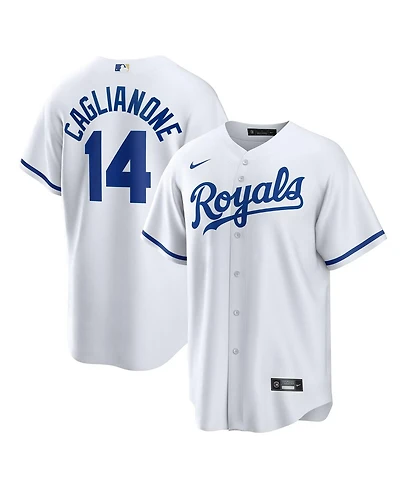 Nike Men's Jac Caglianone White Kansas City Royals Home Replica Jersey