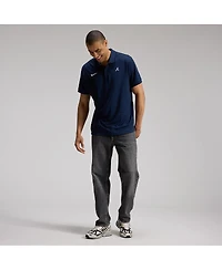 Nike Men's Atlanta Braves Authentic Collection Striped Victory Dri-fit Polo Shirt