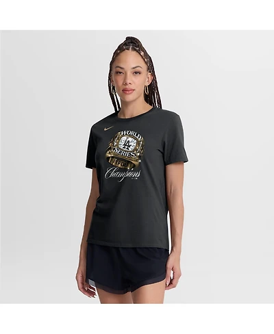 Nike Women's Black Los Angeles Dodgers 2026 Gold Collection Graphic T-Shirt