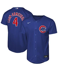 Nike Big Boys and Girls Pete Crow-Armstrong Rush Blue Chicago Cubs Alternate Replica Jersey