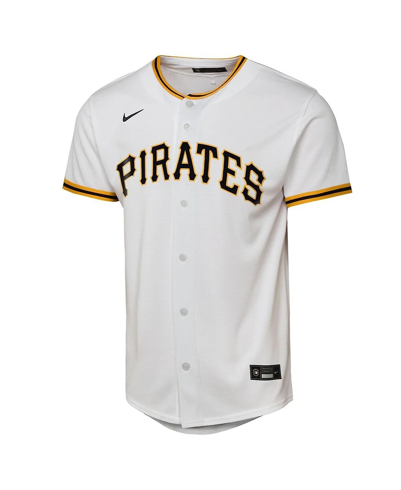 Nike Big Boys and Girls Paul Skenes White Pittsburgh Pirates Home Replica Player Jersey