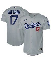 Nike Big Boys and Girls Shohei Ohtani Gray Los Angeles Dodgers Alternate Stadium Jersey