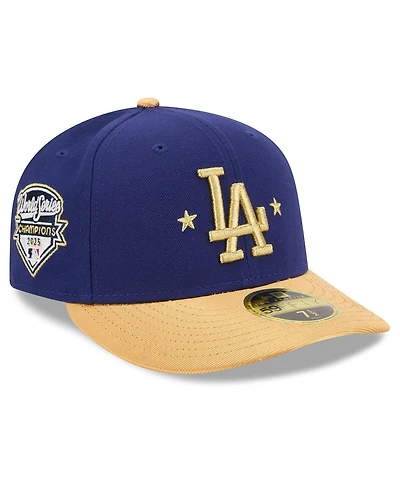 New Era Men's Royal Los Angeles Dodgers 2026 Gold Collection Low Profile 59FIFTY Fitted Hat