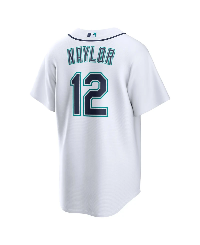 Nike Men's Josh Naylor White Seattle Mariners Home Replica Jersey