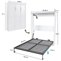 Streamdale Furniture Murphy Bed, Foldable Wall Bed