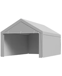 Sugift 12 x 20 ft Uv-Resistant Waterproof Carport Replacement Canopy Frame Not Included