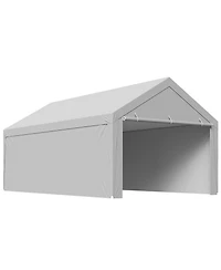 Sugift 12 x 20 ft Uv-Resistant Waterproof Carport Replacement Canopy Frame Not Included
