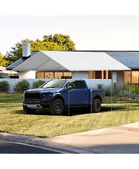 Sugift 10 x 20 ft Carport Replacement Canopy Cover Waterproof Uv Protection