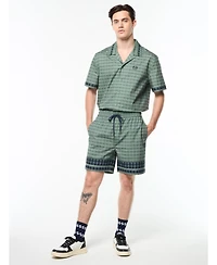 Sergio Tacchini Men's Quadretto Cabana Short