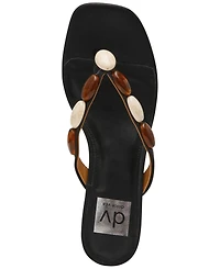 Dv Dolce Vita Women's Bowi Beaded Kitten Heel Sandals