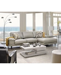 Possini Euro Design Infiniti Mid Century Modern 78" Tall Arc Floor Lamp with Smart Socket Chrome 5-Light Swivel Dome Shade for Living Room