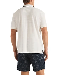 Nautica Men's Short-Sleeve Jacquard Polo Shirt