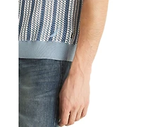 Nautica Men's Short-Sleeve Striped Polo Sweater