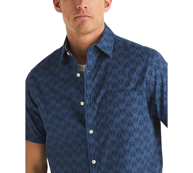 Nautica Men's Short-Sleeve Shell Print Shirt
