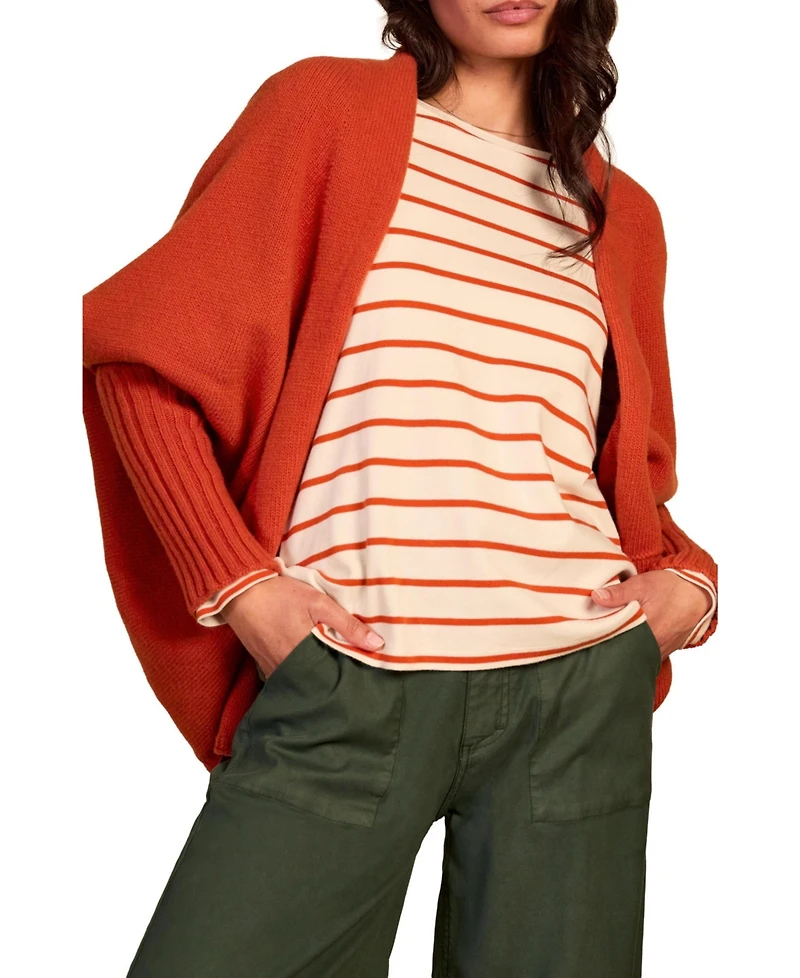 Celtic & Co. Women's Long Sleeve Cocoon Cardigan
