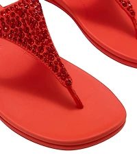 FitFlop Women's Solay Mixed-Crystal Wedge Sandals