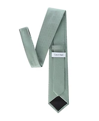 Calvin Klein Men's Brack Solid Unsolid Pattern Classic Tie